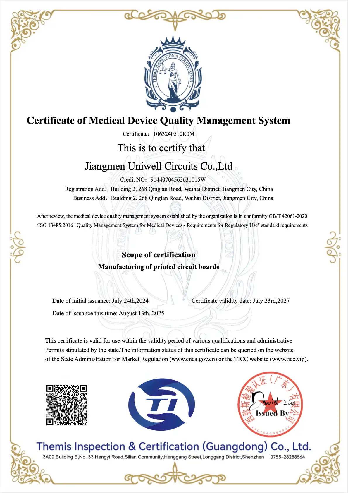 ISO 13485:2016
