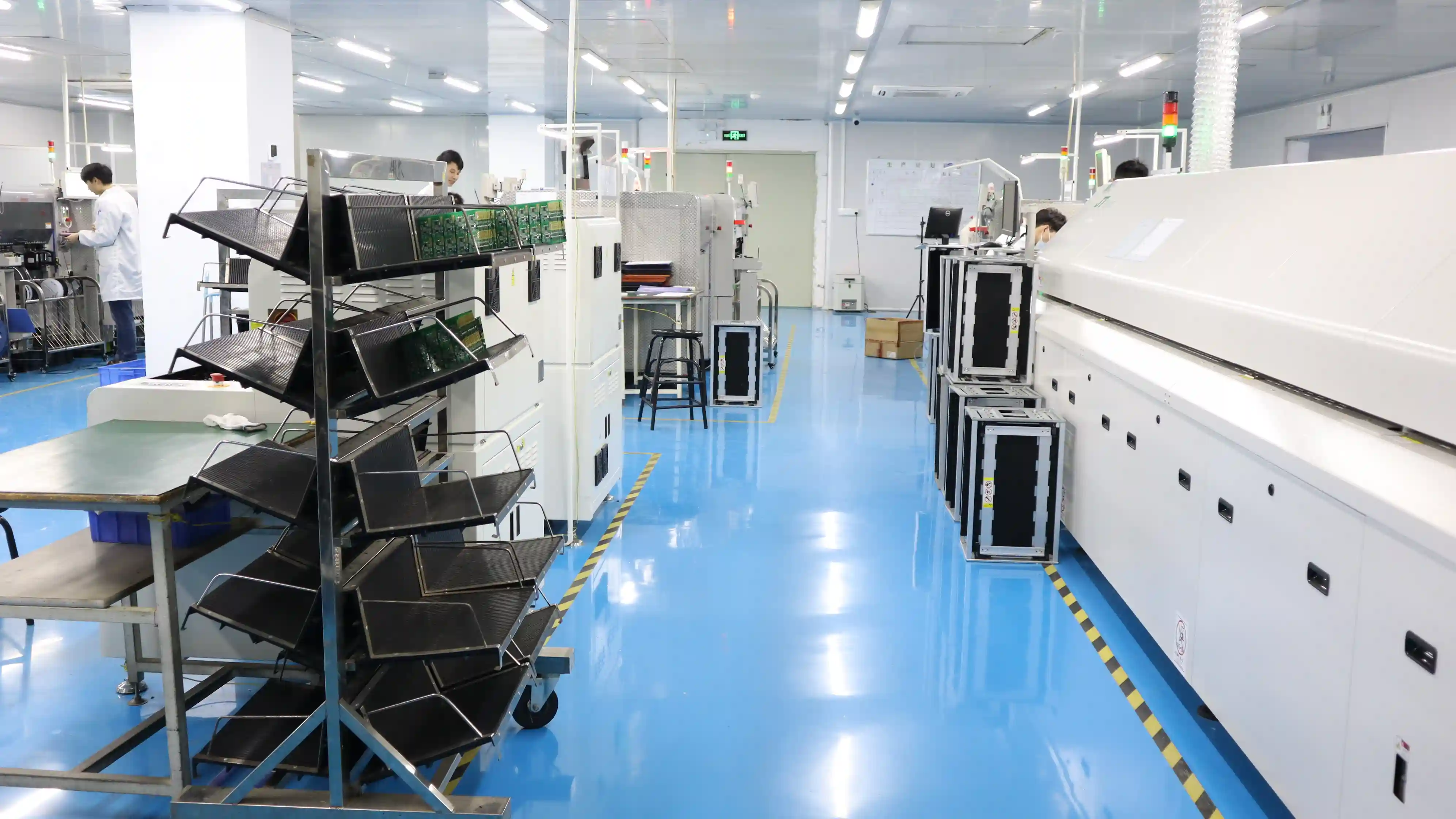 WellPCB Korea SMT 생산 라인 - PCB 조립 전문 공장
